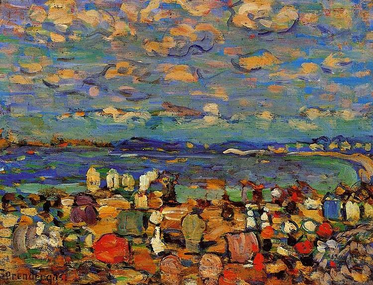 Maurice Prendergast Crescent Beach oil painting image